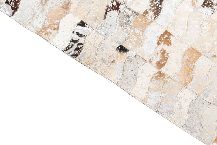 Detail image of 5' x 8' Cowhide Leather Rug