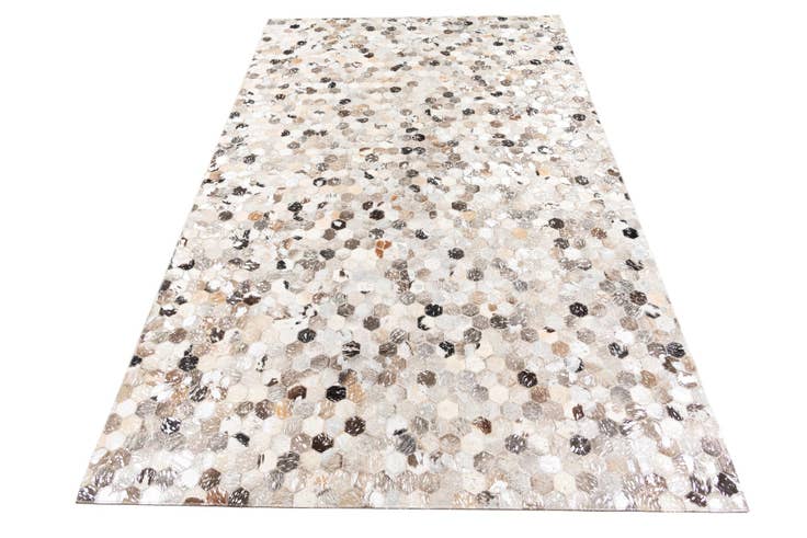 Detail image of 5' x 8' 1 Cowhide Leather Rug