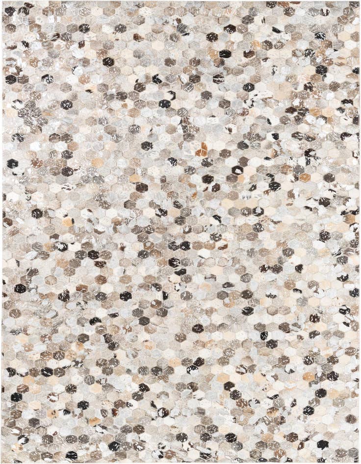 Detail image of 5' x 8' 1 Cowhide Leather Rug