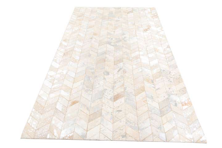 5' x 8' Cowhide Leather Rug