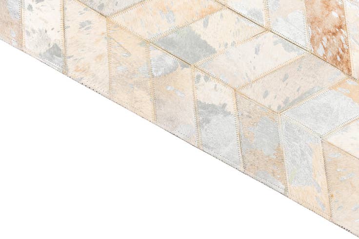 Detail image of 5' x 8' Cowhide Leather Rug