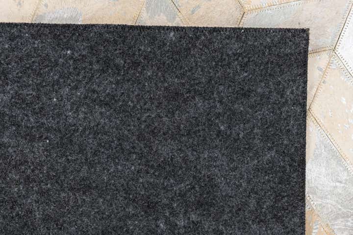 5' x 8' Cowhide Leather Rug