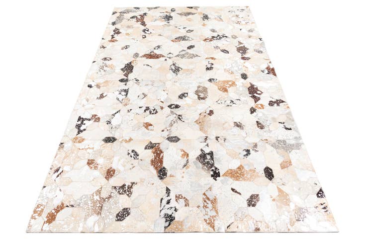 Detail image of 5' x 8' 2 Cowhide Leather Rug
