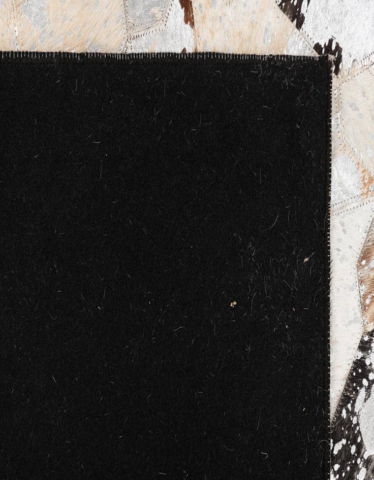 Detail image of 5' x 8' 2 Cowhide Leather Rug