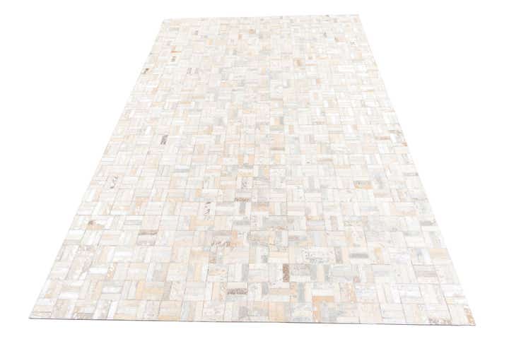 5' x 8' Cowhide Leather Rug