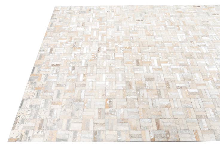Detail image of 5' x 8' Cowhide Leather Rug