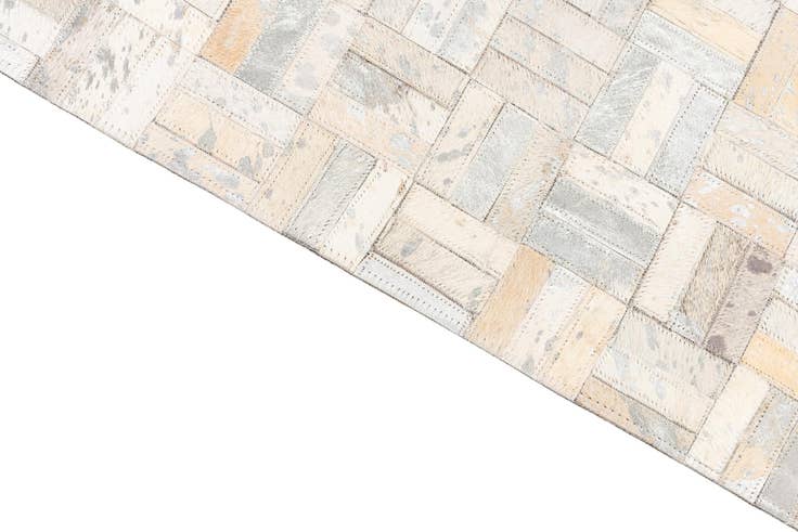 Detail image of 5' x 8' Cowhide Leather Rug