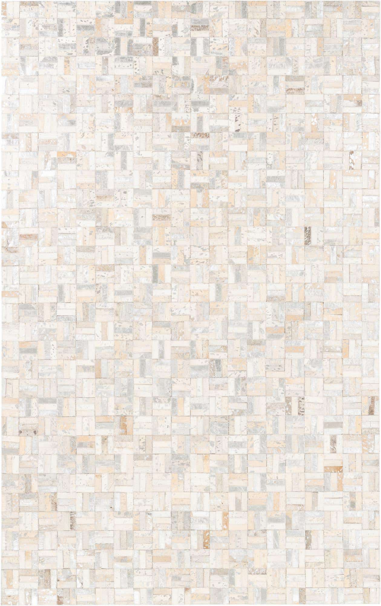 5' x 8' Cowhide Leather Rug