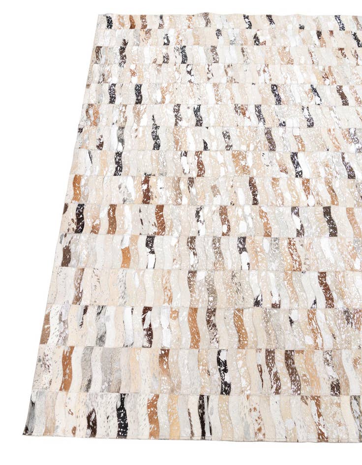 Detail image of 5' x 8' Cowhide Leather Rug