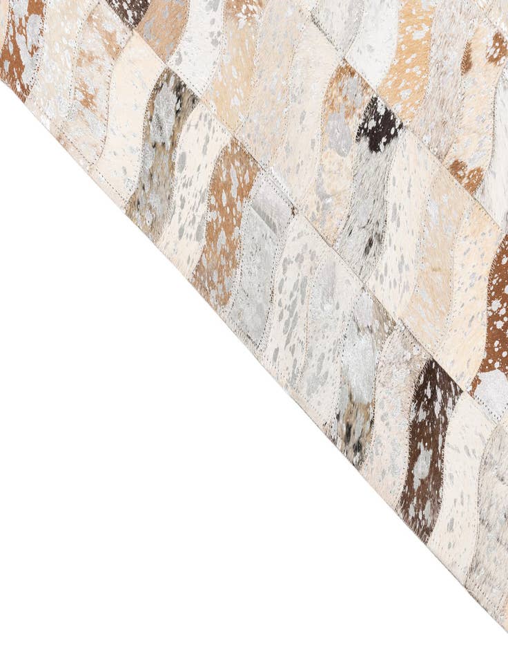 Detail image of 5' x 8' Cowhide Leather Rug