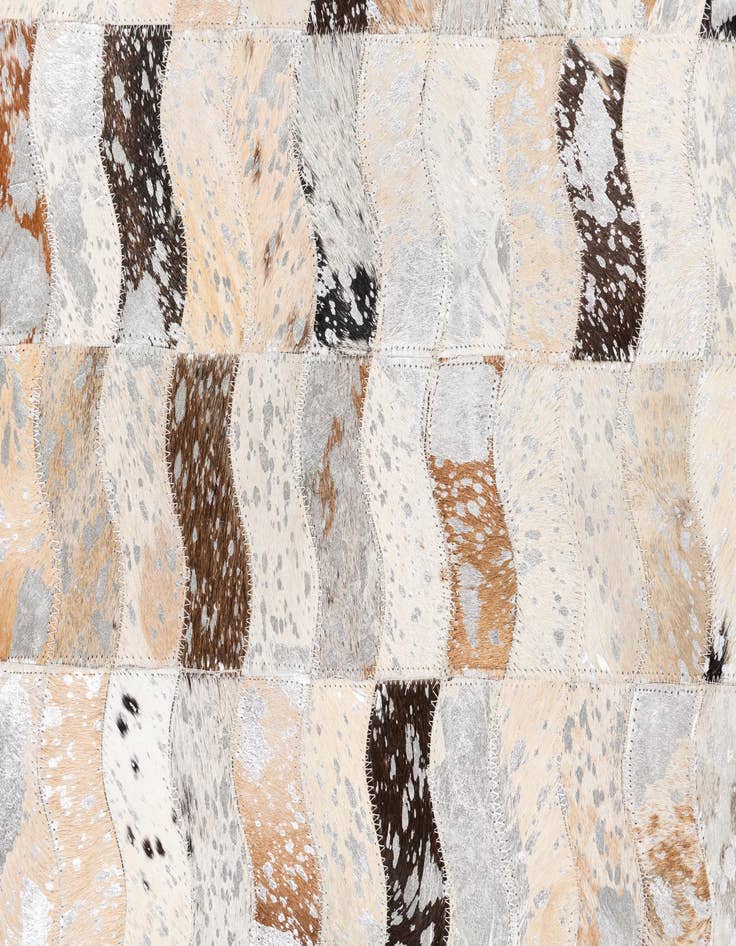 Detail image of 5' x 8' Cowhide Leather Rug