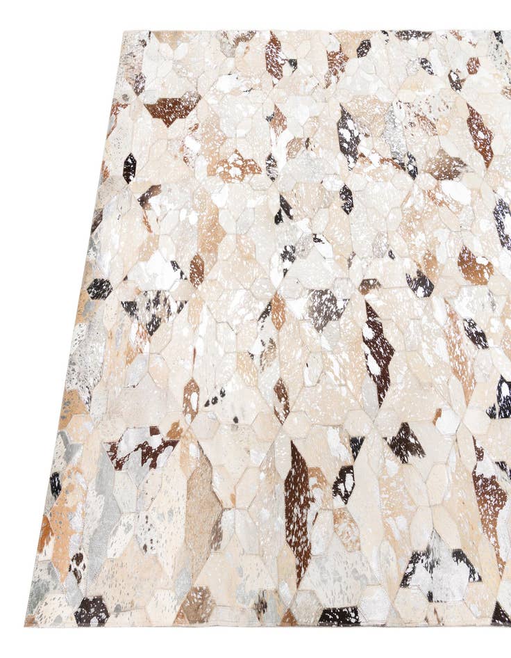 Detail image of 5' x 8' Cowhide Leather Rug