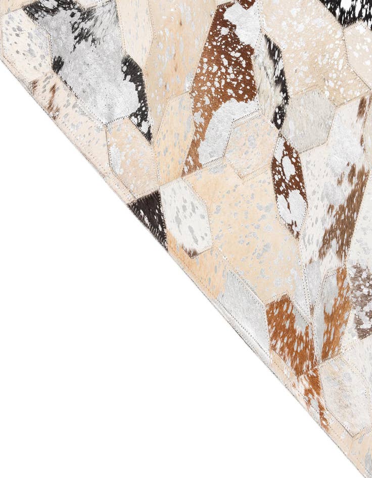 Detail image of 5' x 8' Cowhide Leather Rug