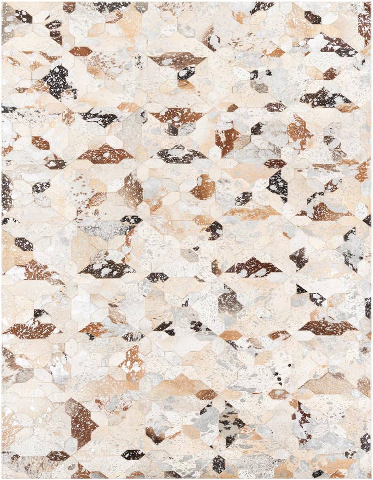Detail image of 5' x 8' Cowhide Leather Rug