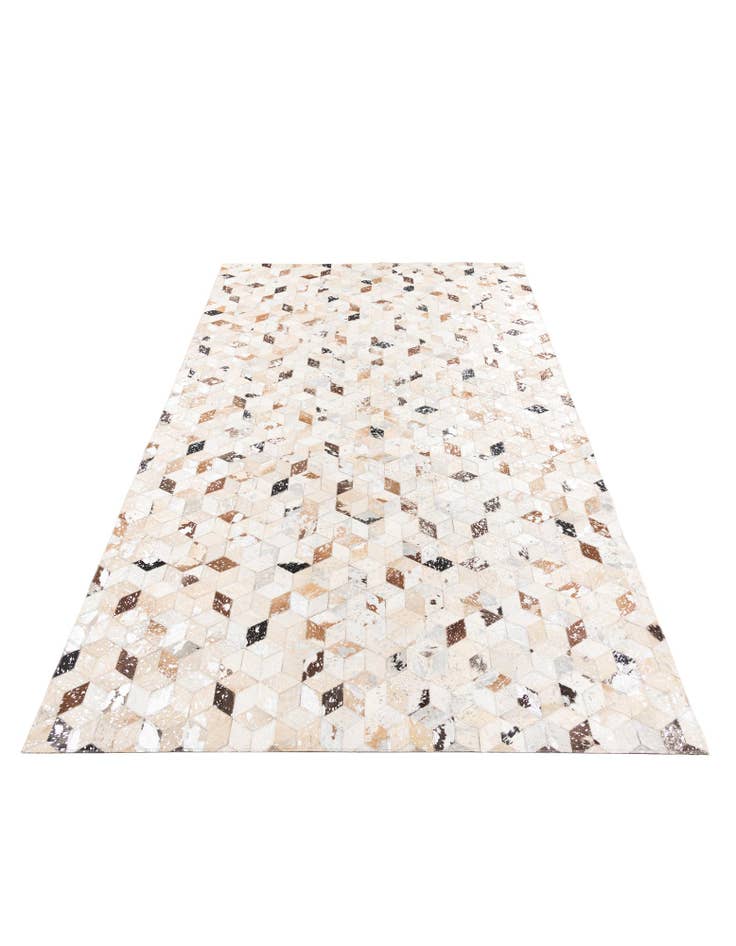 Detail image of 5' x 8' Cowhide Leather Rug