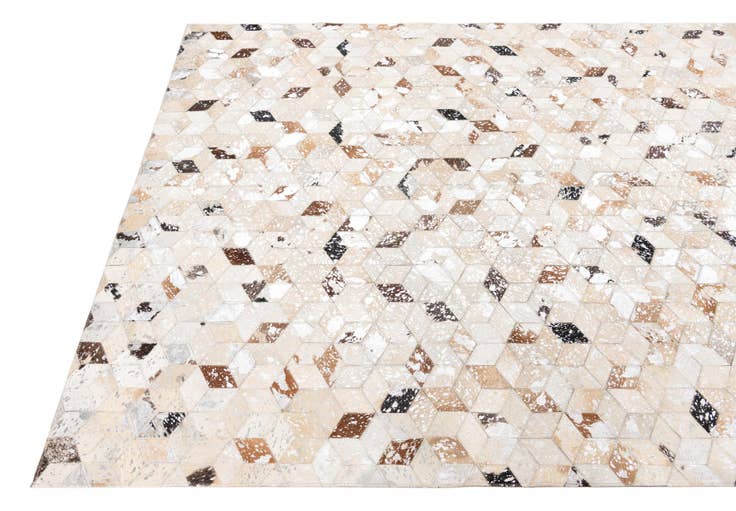 Detail image of 5' x 8' Cowhide Leather Rug