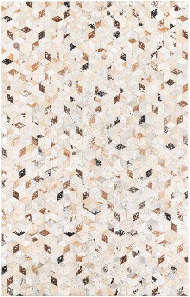 Detail image of 5' x 8' Cowhide Leather Rug