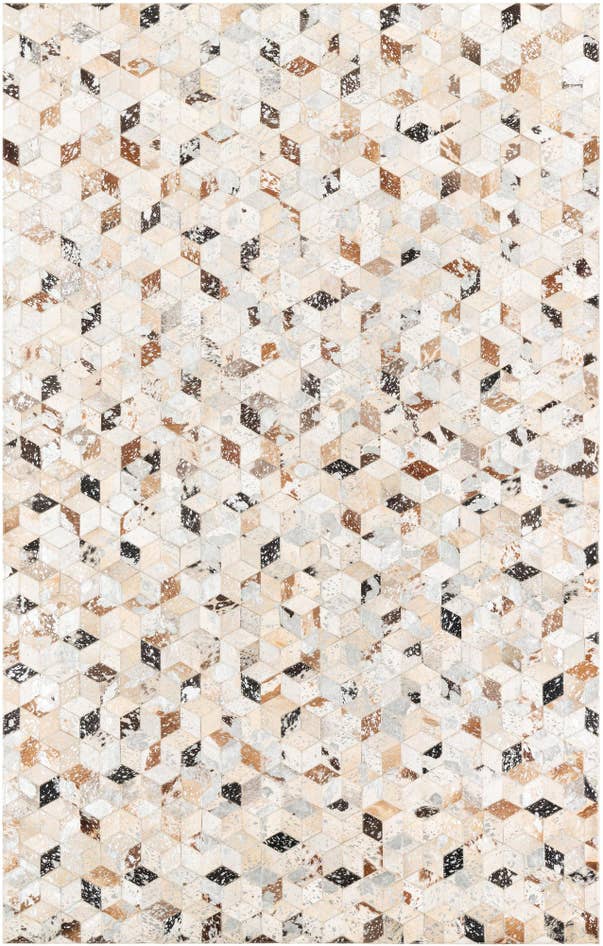 Detail image of 5' x 8' Cowhide Leather Rug