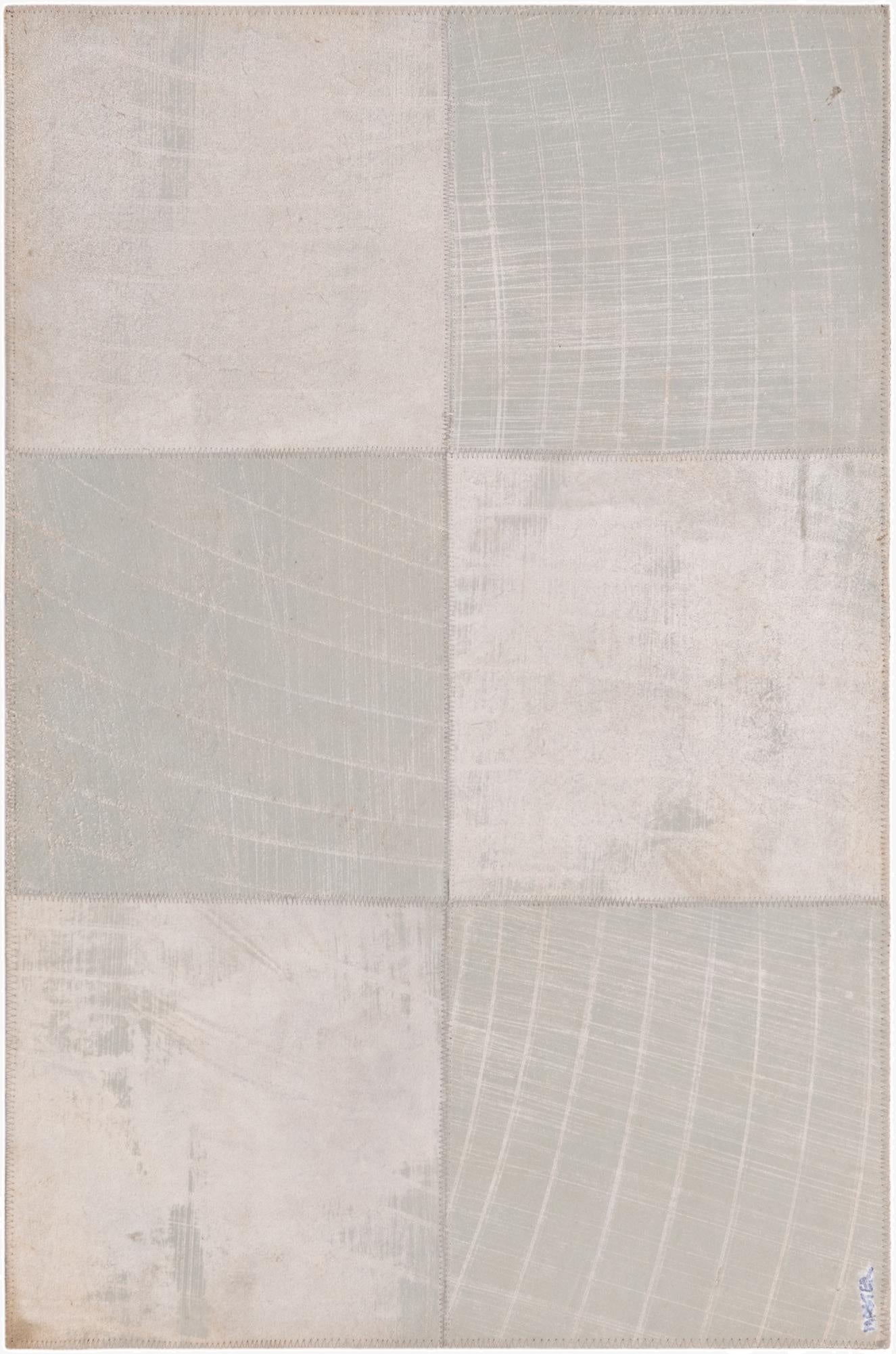 Primary image 2' x 3' Cowhide Leather Rug