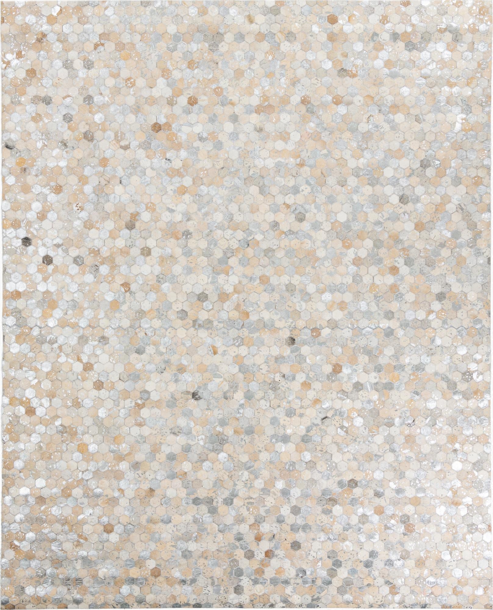 8' x 10' Cowhide Leather Rug