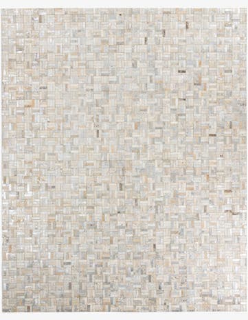 8' x 10' Cowhide Leather Rug