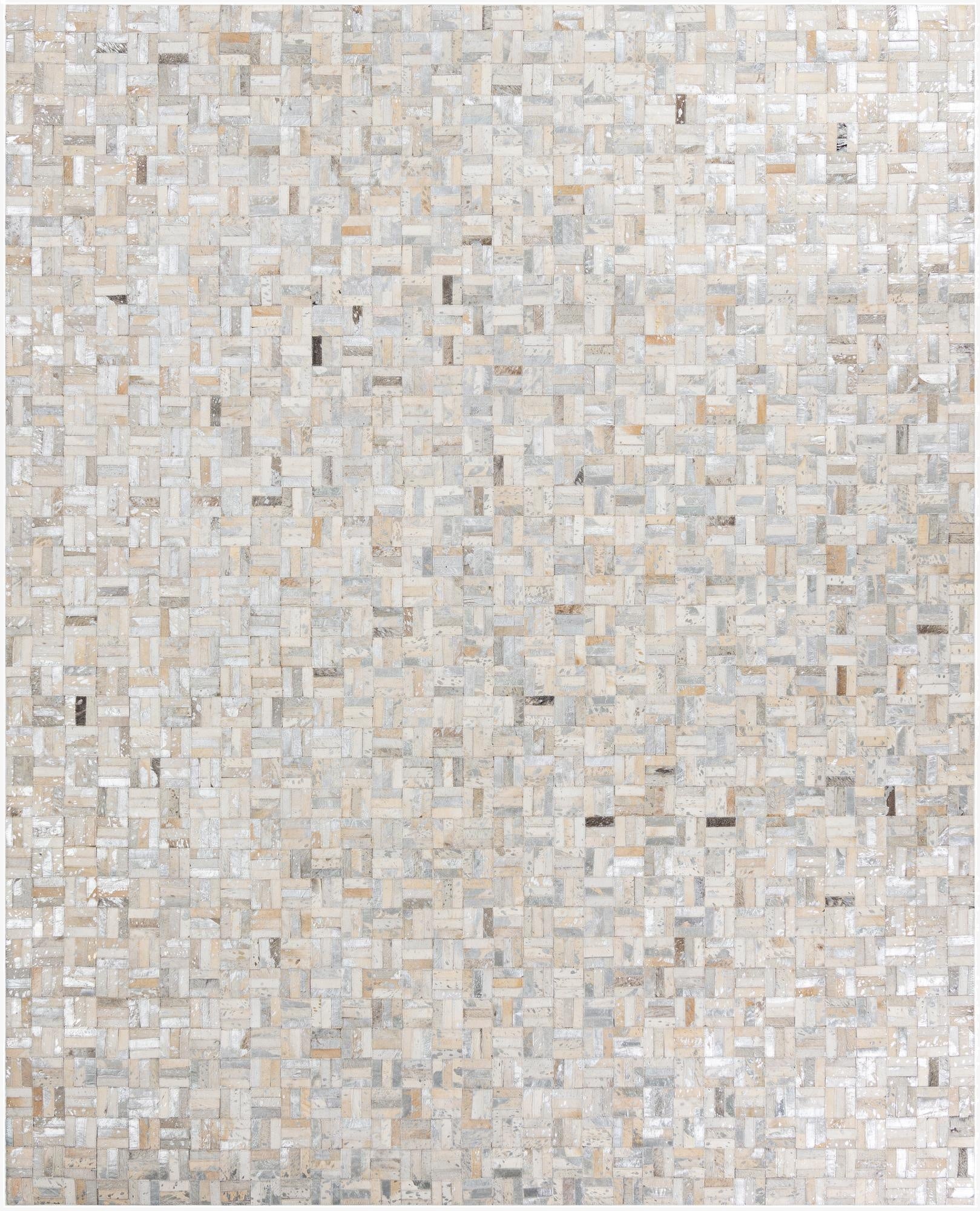 8' x 10' Cowhide Leather Rug