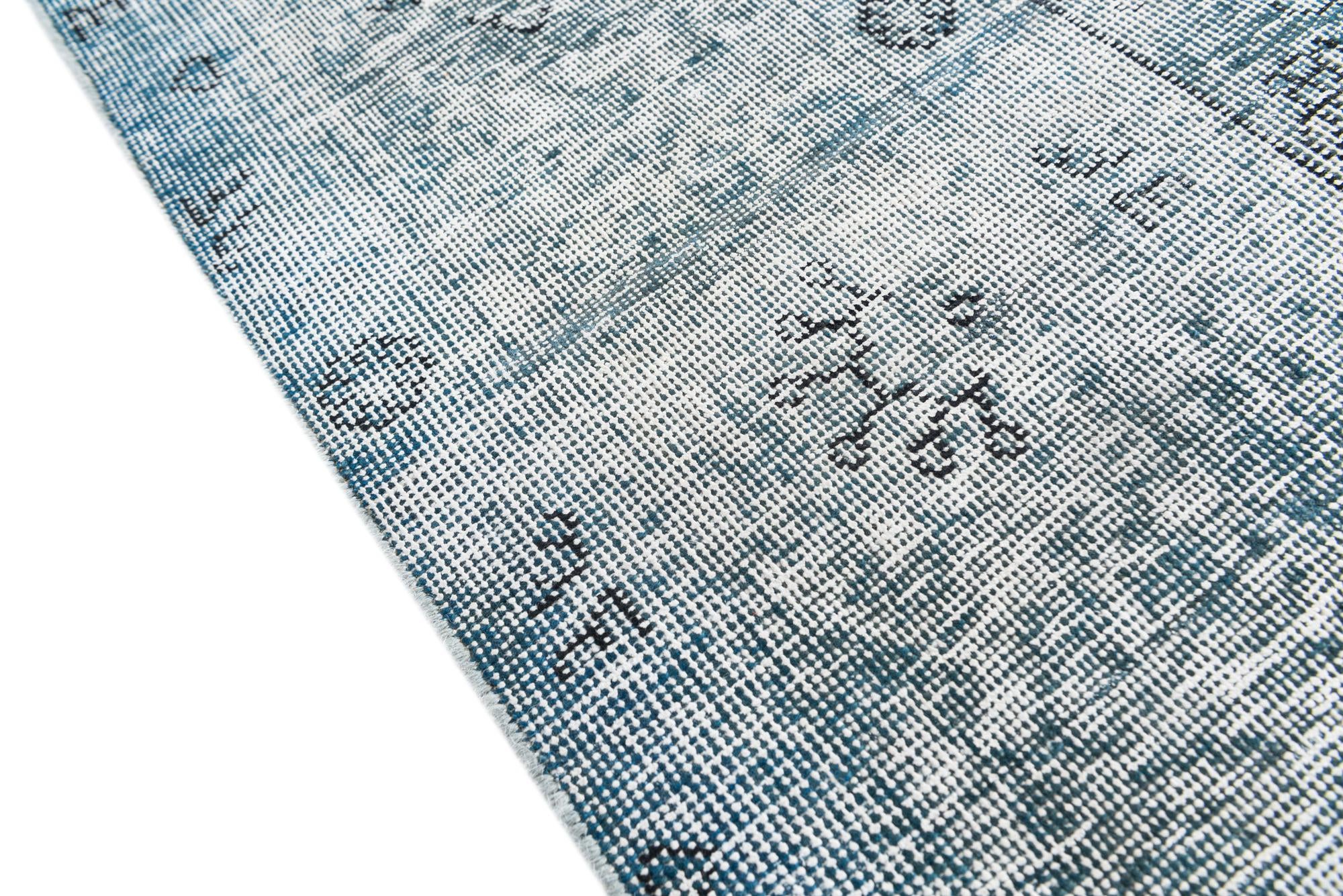 9' 5 x 12' 8 Hand Knotted Ultra Vintage Persian Wool Rug