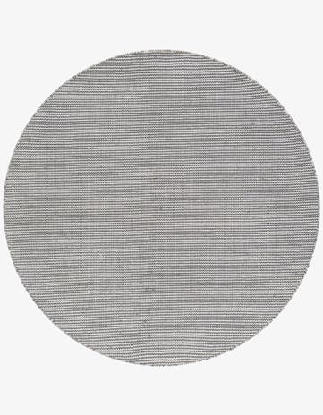 Silver Stars Easy-Clean Jill Zarin Palm Springs Indoor / Outdoor Round Rug