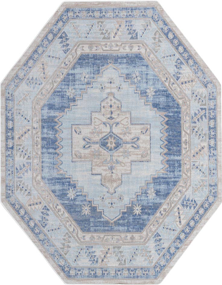 Detail image of 5' 3 x 5' 3 Whitney Octagon Rug