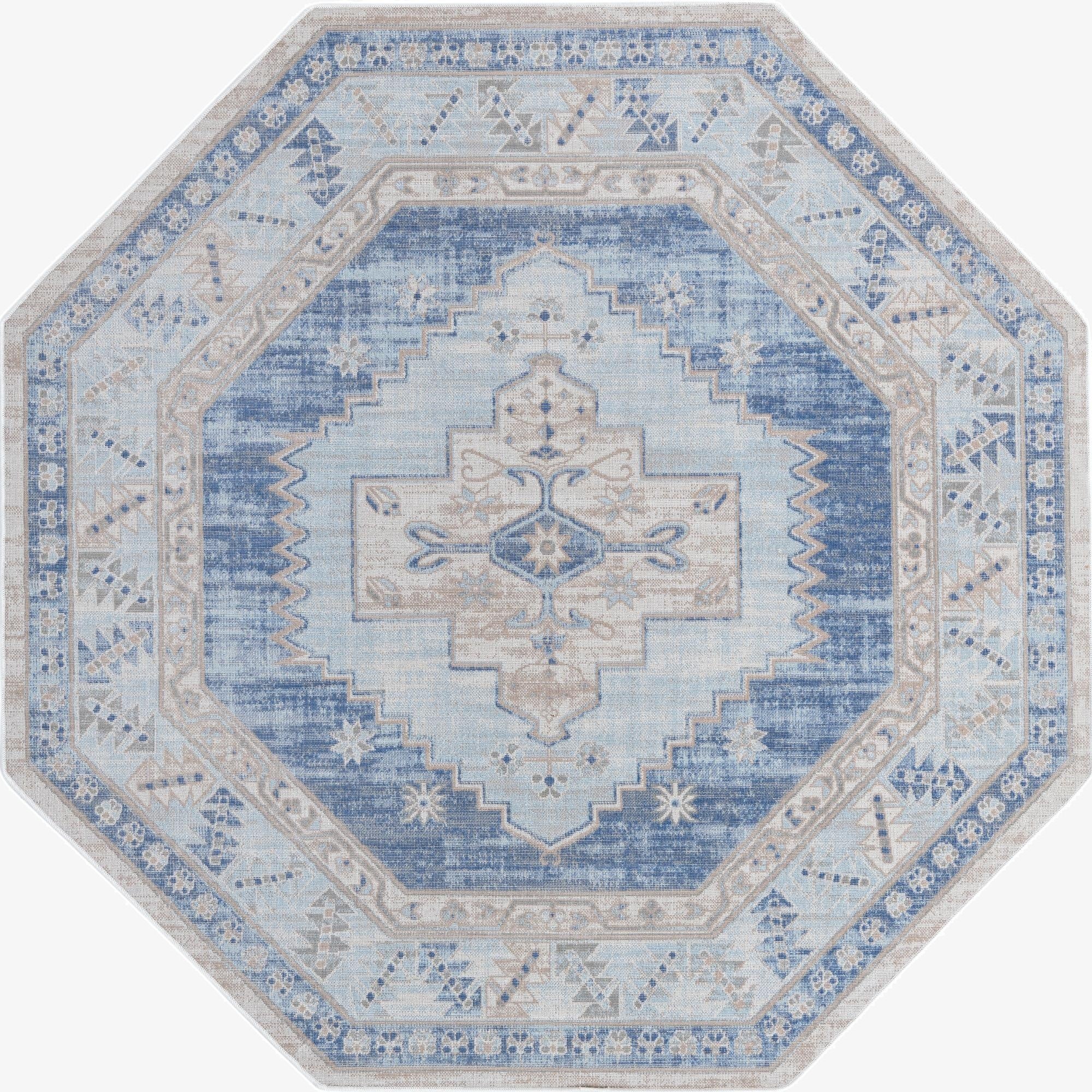 5' 3 x 5' 3 Whitney Octagon Rug