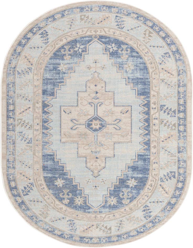 Detail image of 4' 1 x 6' 1 Whitney Oval Rug