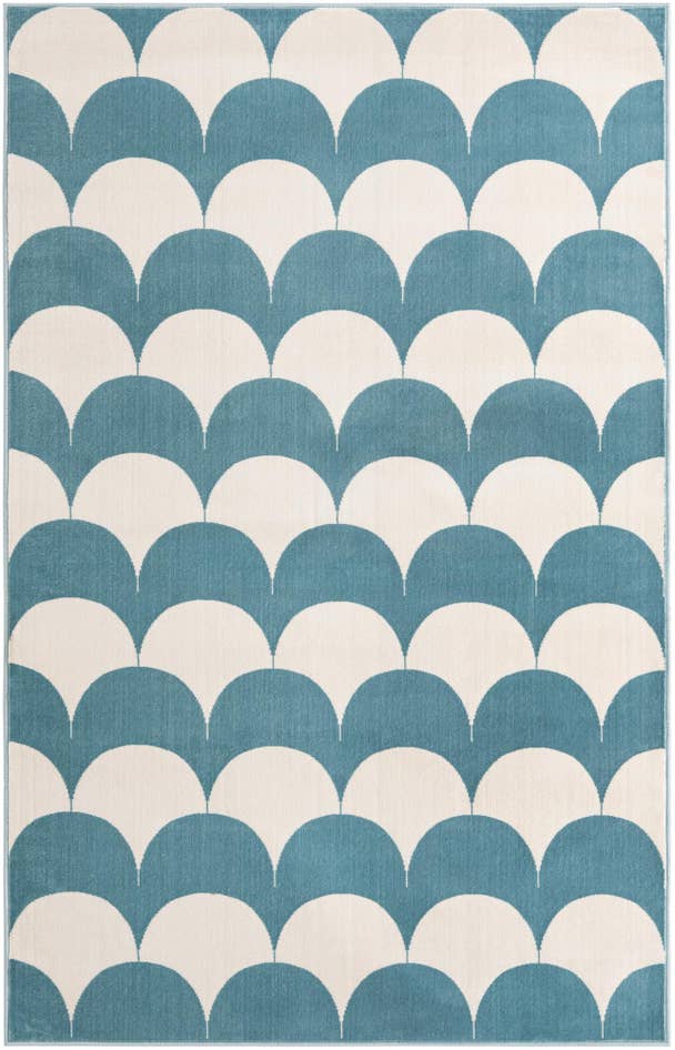 Detail image of 5' 3 x 8' Whimsy Kids Rug