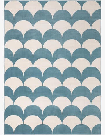 Sky blue Whimsy Kids Rug