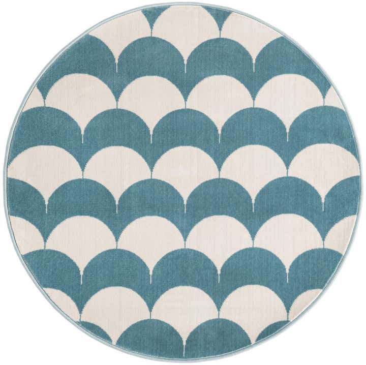 4' x 4' Whimsy Kids Round Rug