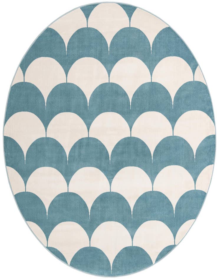 Detail image of 7' 10 x 7' 10 Whimsy Kids Round Rug