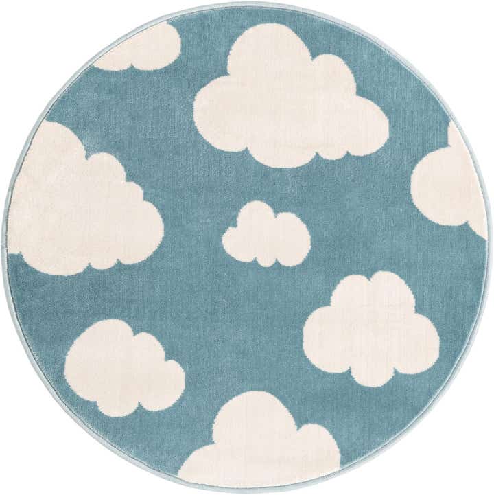 3' x 3' Whimsy Kids Round Rug