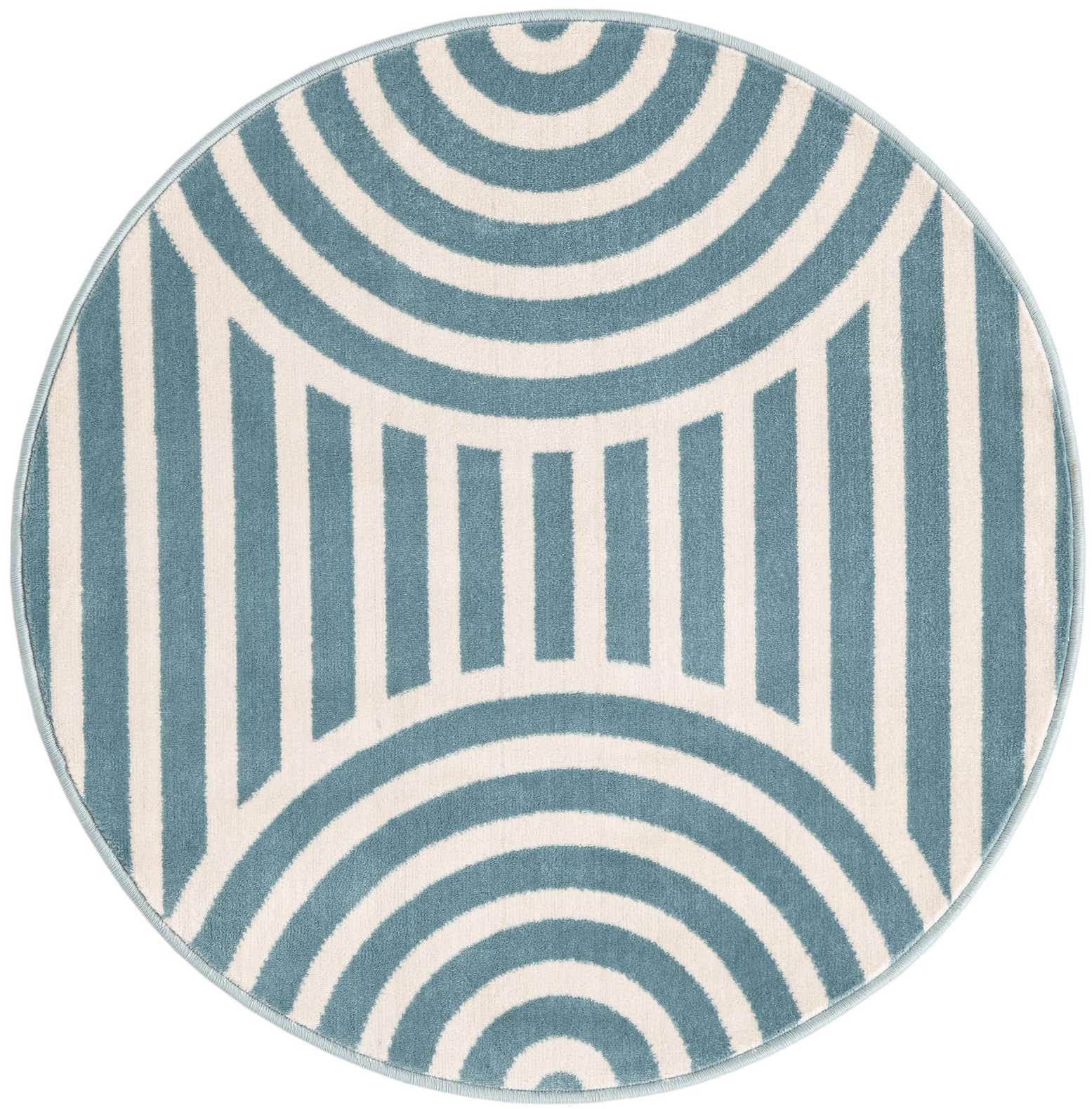 3' x 3' Whimsy Kids Round Rug