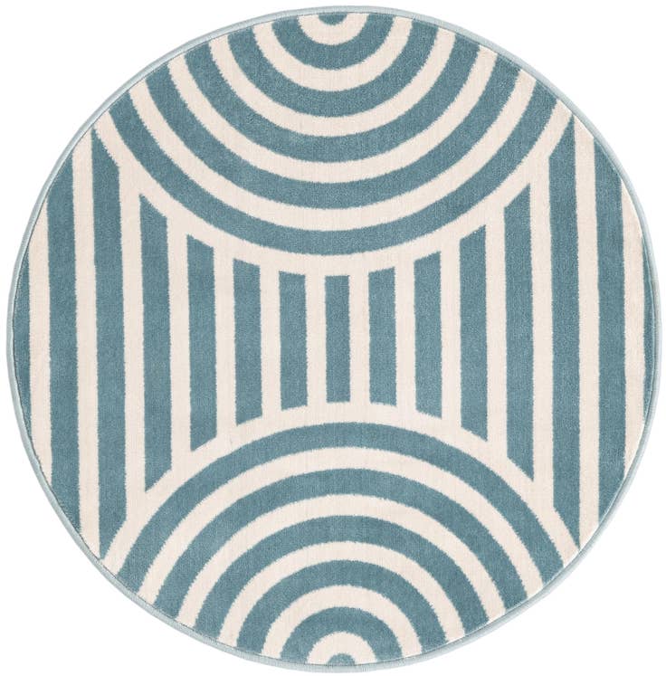 Detail image of 3' x 3' Whimsy Kids Round Rug