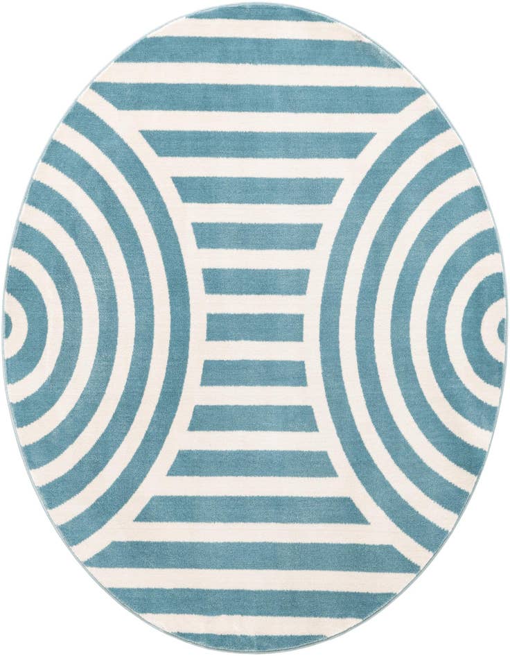 Detail image of 4' x 4' Whimsy Kids Round Rug