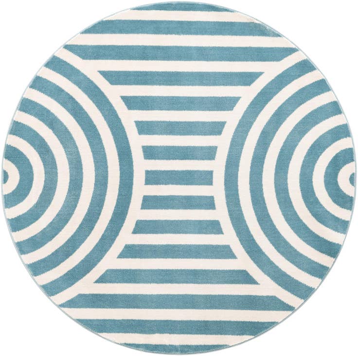 Detail image of 4' x 4' Whimsy Kids Round Rug