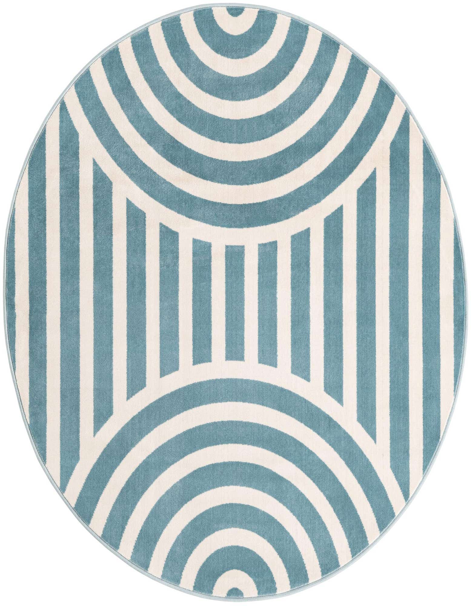 5' 3 x 5' 3 Whimsy Kids Round Rug