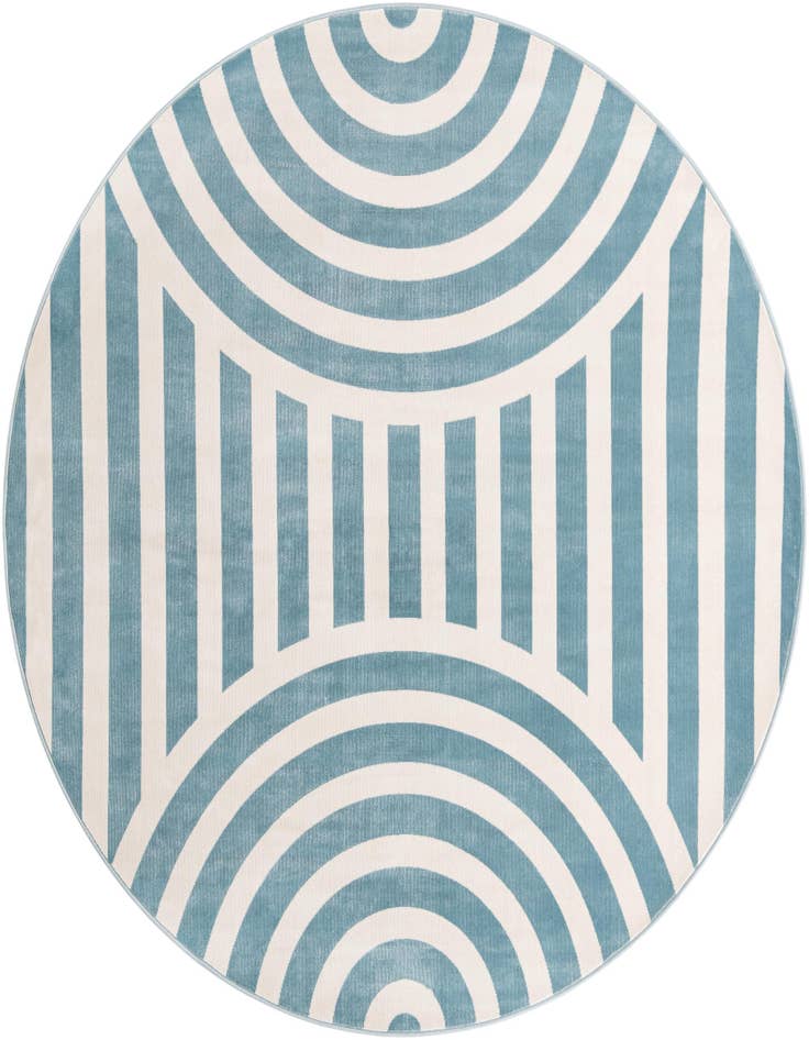 Detail image of 7' 10 x 7' 10 Whimsy Kids Round Rug
