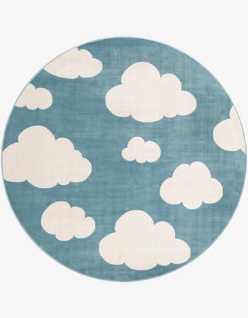 7' 10 x 7' 10 Whimsy Kids Round Rug