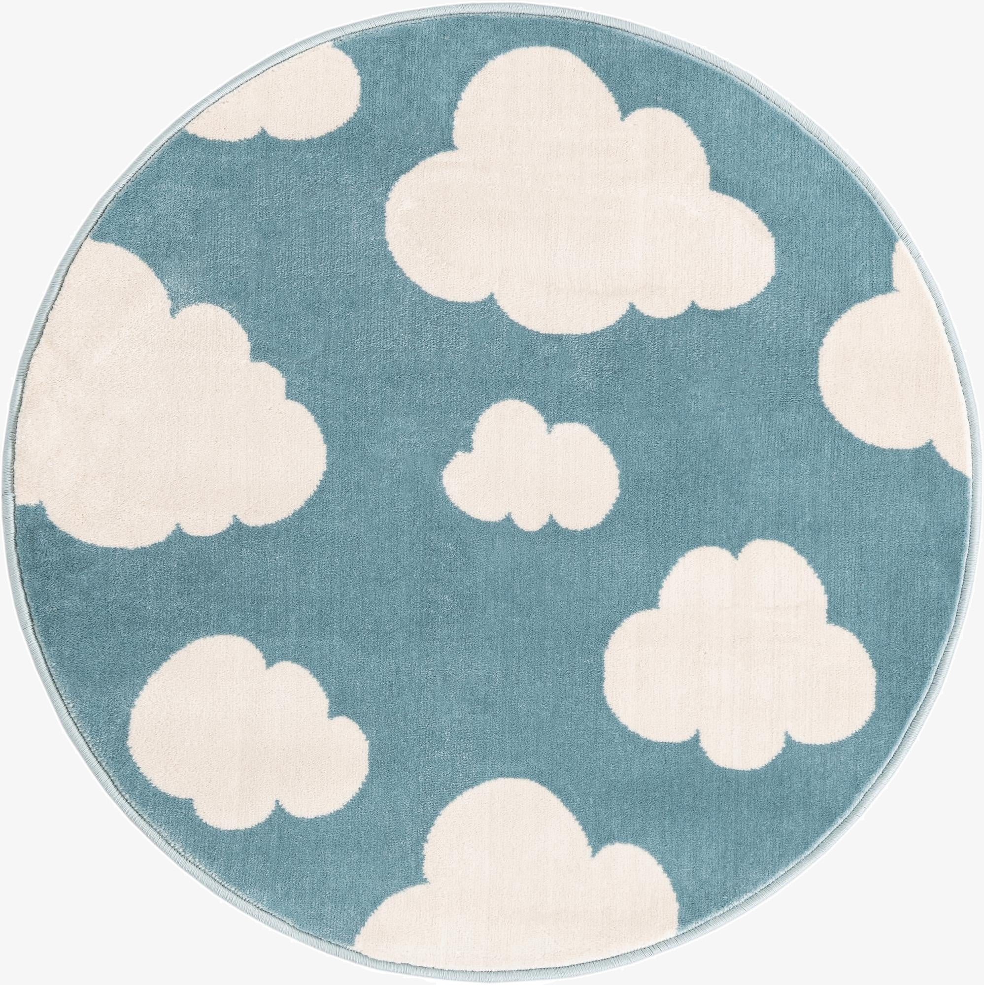 3' x 3' Whimsy Kids Round Rug