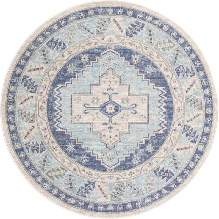 Detail image of 6' 1 x 6' 1 Whitney Round Rug