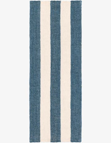 2' x 6' 1 Hand Woven Jill Zarin Hamptons Runner Rug
