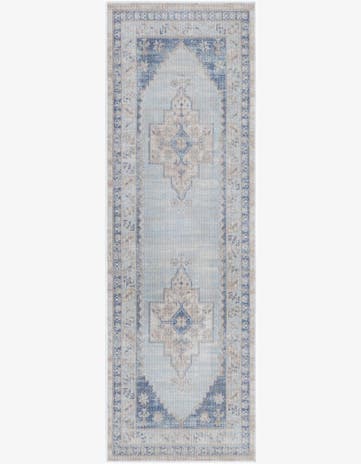 Sky blue Whitney Runner Rug