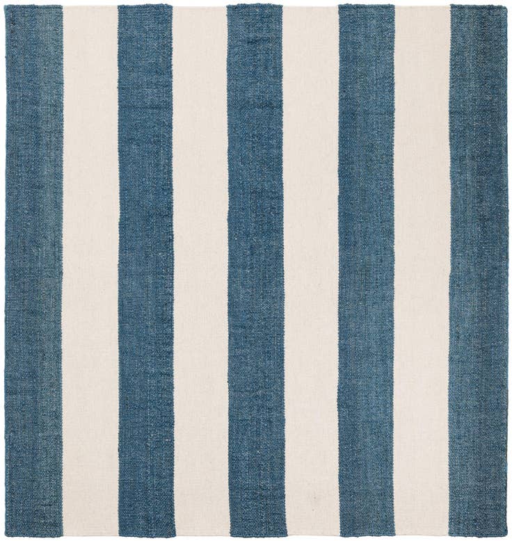 Detail image of 7' 10 x 7' 10 Hand Woven Jill Zarin Hamptons Square Rug