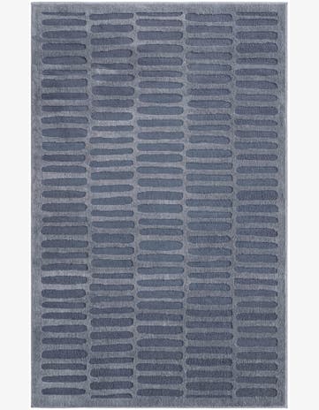 Slate Blue Textura Designer Rug