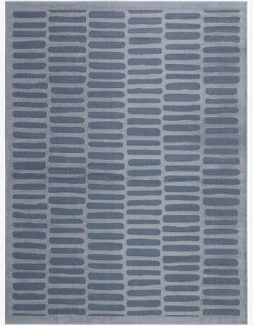 Slate Blue Textura Designer Rug